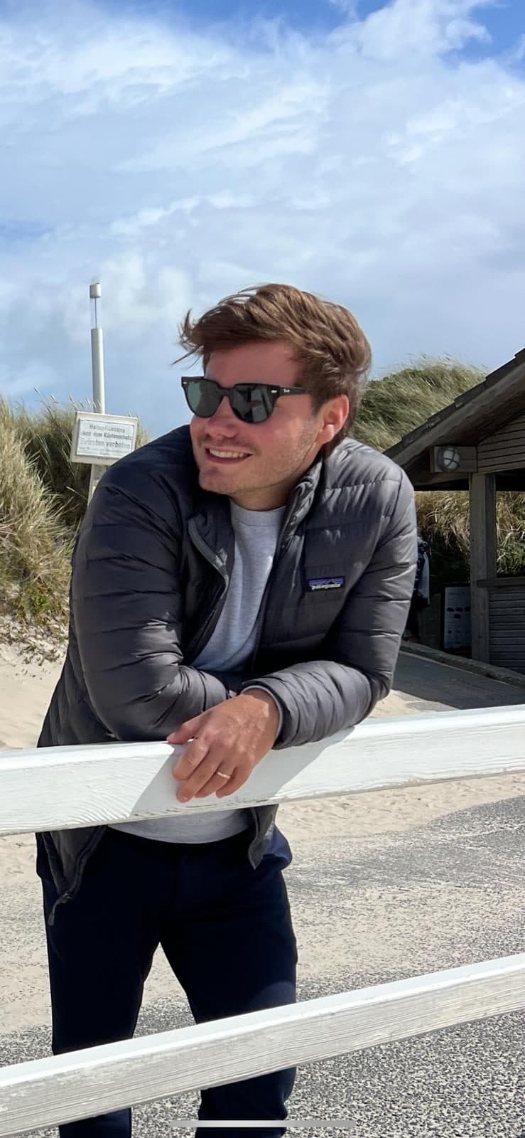 Sebastian on the coast